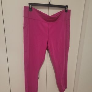 Lululemon Athletica Vibrant Pink Leggings
